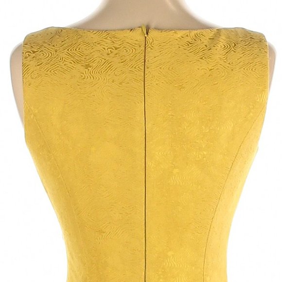 Kay Unger Silk/Cotton Blend Sheath Cocktail Dress- Sz. 2 - Picture 2 of 7